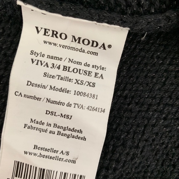 Vero Moda black knit sweater - Picture 6 of 7